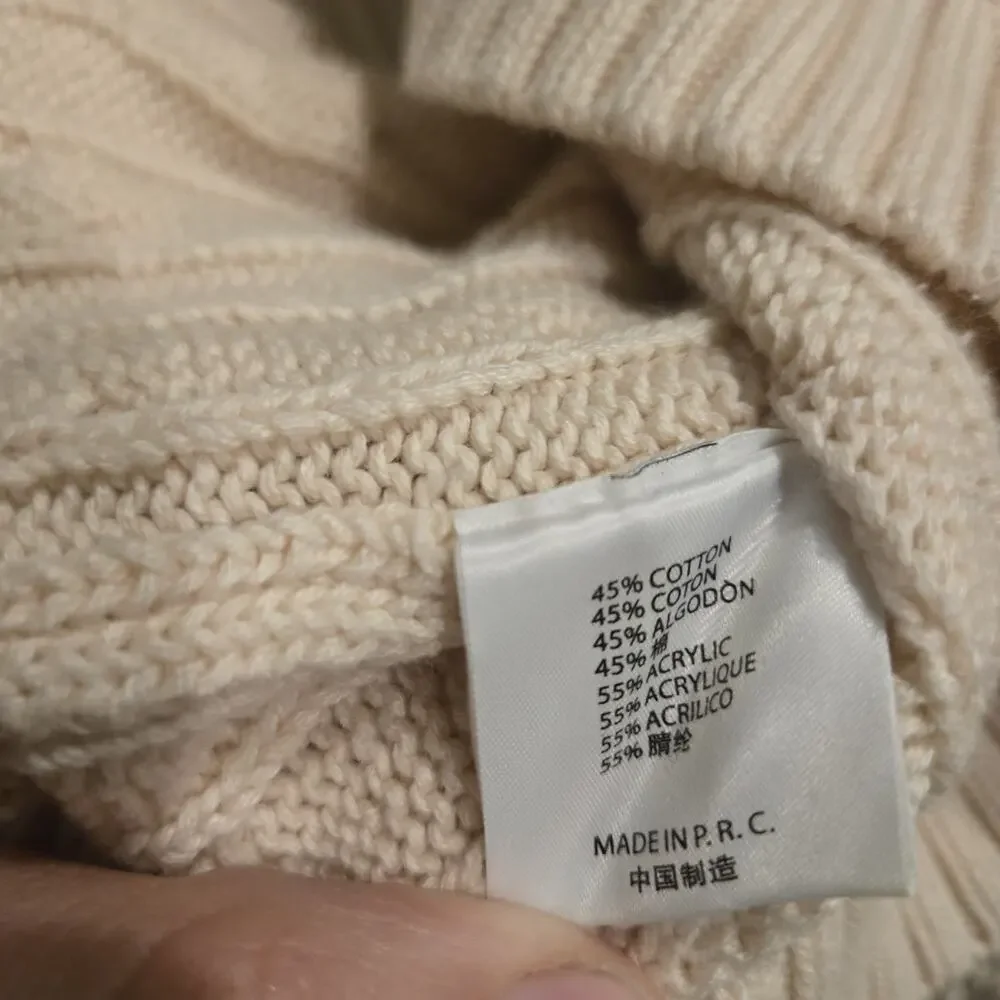 Brandy Melville Sweater Knit Womans Lt Pink One Size Casual Preppy Fits Like M - Picture 6 of 8